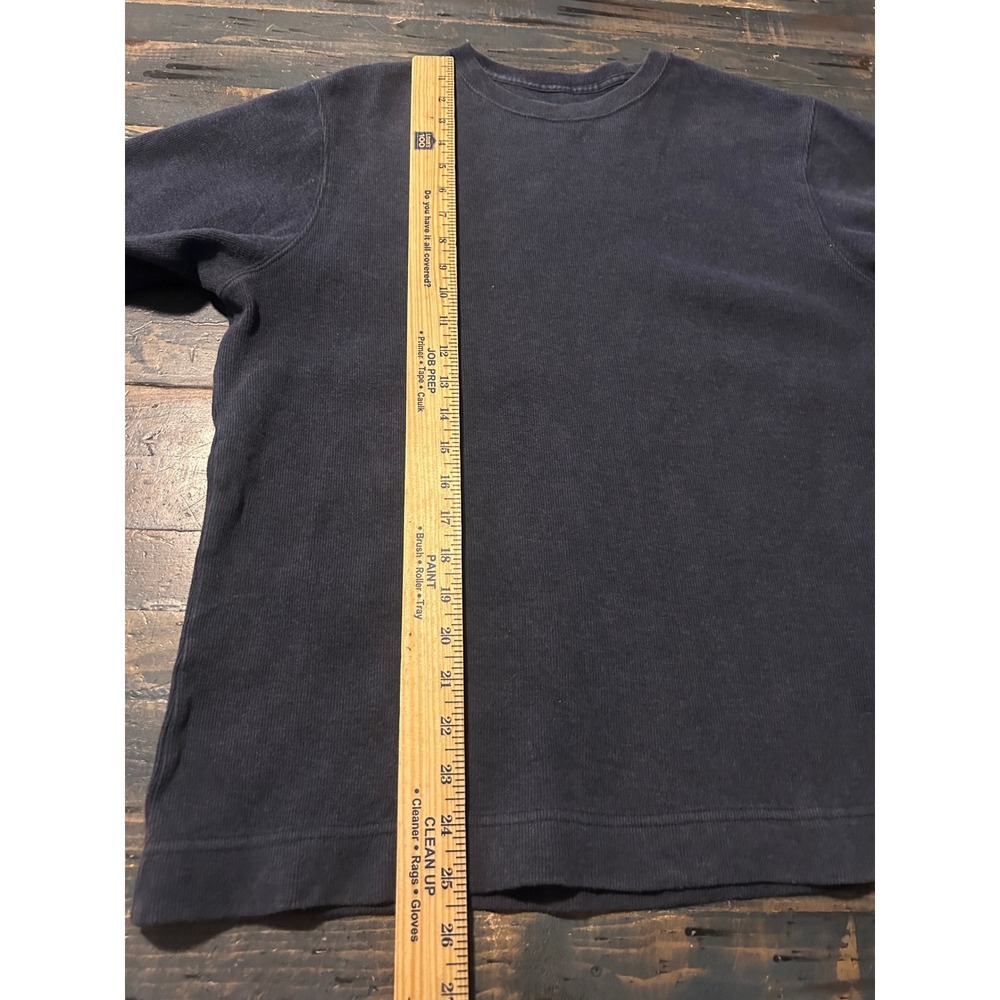 GAP Navy Blue Thermal Sweater Shirt SMALL Cabincore‎ gorpcore - Picture 6 of 6